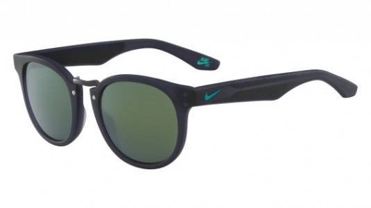 Nike ACHIEVE R EV1024 Sunglasses, (403) MT OBSIDIAN W/GRN TRI PET LENS