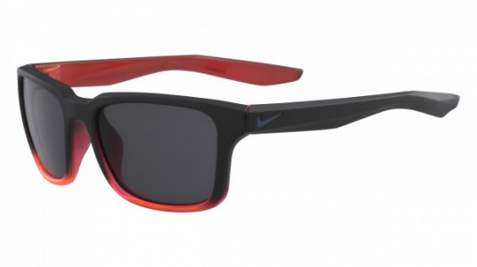 Nike NIKE ESSENTIAL SPREE EV1005 Sunglasses, (060) MT BLACK/S RED FA W/DK GY LENS