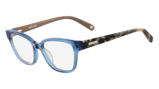 Nine West NW5113 Eyeglasses, (424) CRYSTAL BLUE