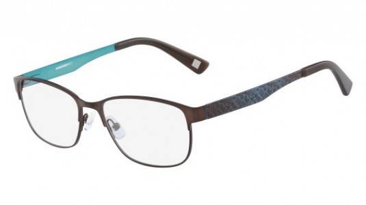 Marchon M-ROSEN Eyeglasses, (210) BROWN