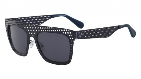 Diane Von Furstenberg DVF124S GRACE Sunglasses, (414) NAVY