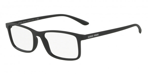 Giorgio Armani AR7107 Eyeglasses, 5042 MATTE BLACK (BLACK)