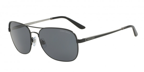 Giorgio Armani AR6040 Sunglasses, 300181 MATTE BLACK (BLACK)