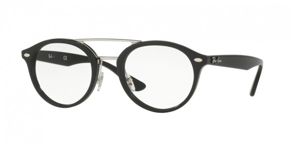 Ray-Ban Optical RX5354 Eyeglasses, 2000 SHINY BLACK (BLACK)