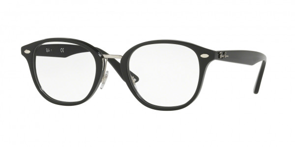 Ray-Ban Optical RX5355 Eyeglasses, 2000 BLACK (BLACK)