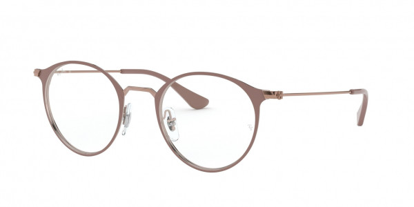 Ray-Ban Optical RX6378 Eyeglasses, 2973 LIGHT BROWN ON COPPER (BROWN)