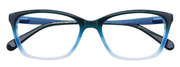 EasyClip EC403 Eyeglasses, 060 - Dark Green & Light Blue