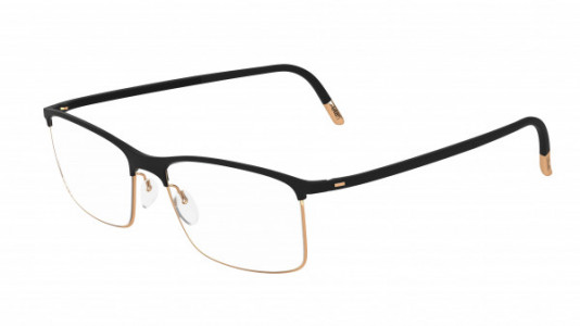 Silhouette Urban Fusion Full Rim 1574 Eyeglasses, 6050 Black / Gold