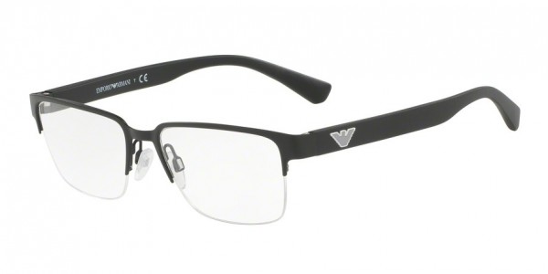 Emporio Armani EA1055 Eyeglasses, 3001 MATTE BLACK (BLACK)