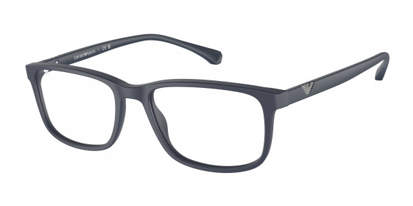 Emporio Armani EA3098 Eyeglasses, 5088 MATTE BLUE (BLUE)