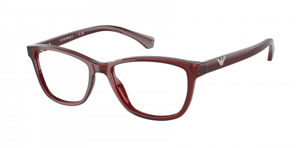Emporio Armani EA3099 Eyeglasses, 5576 SHINY BORDEAUX (RED)