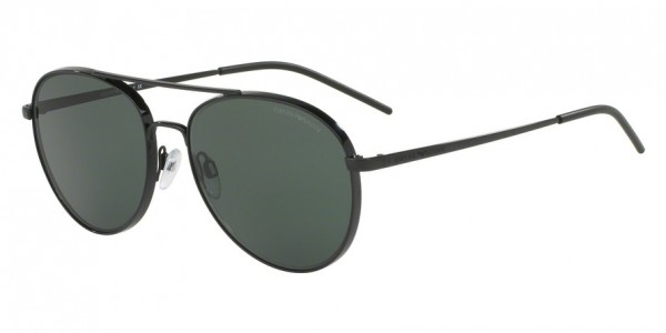 Emporio Armani EA2040 Sunglasses, 301471 BLACK (BLACK)