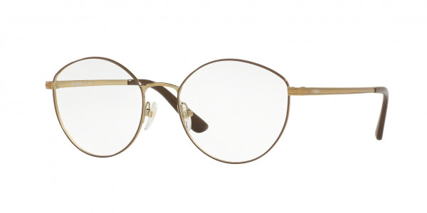 Vogue VO4025 Eyeglasses, 5021 TOP BROWN/PALE GOLD (BROWN)