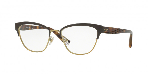Vogue VO4033 Eyeglasses, 997 BROWN/PALE GOLD (BROWN)