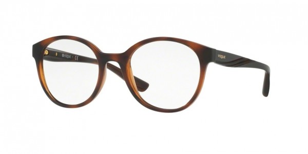 Vogue VO5104F Eyeglasses, 2386 TOP DARK HAVANA/BROWN TRANSP (HAVANA)