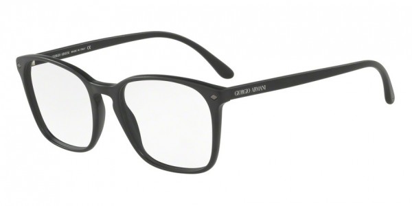 Giorgio Armani AR7123F Eyeglasses, 5042 MATTE BLACK (BLACK)