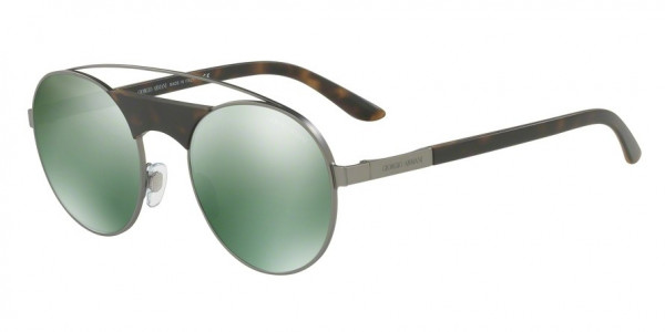 Giorgio Armani AR6047 Sunglasses, 30036R MATTE GUNMETAL