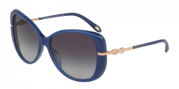 Tiffany & Co. TF4126B Sunglasses, 81923C OPAL BLUE (BLUE)