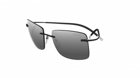 Silhouette TMA Icon 8691 Sunglasses, 6220 black matte