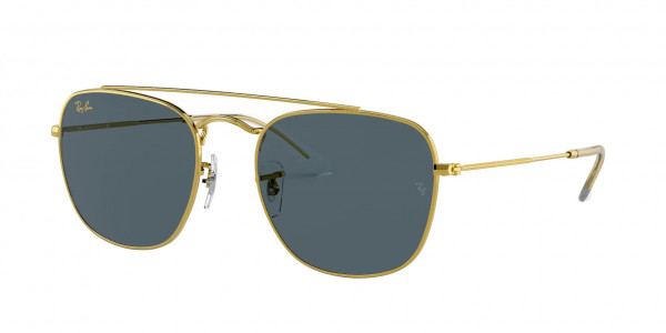 Ray-Ban RB3557 Sunglasses, 9196R5 LEGEND GOLD BLUE (GOLD)