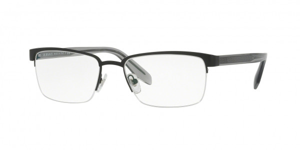 Versace VE1241 Eyeglasses, 1261 MATTE BLACK (BLACK)