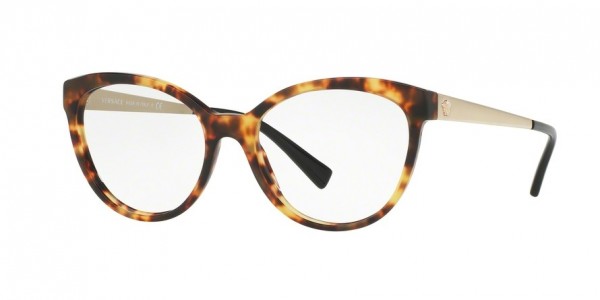 Versace VE3237A Eyeglasses, 5208 HAVANA (BROWN)