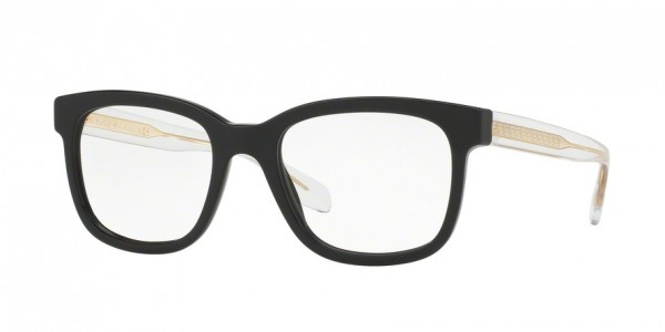 Versace VE3239A Eyeglasses, GB1 BLACK (BLACK)