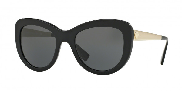 Versace VE4325 Sunglasses, GB1/87 BLACK (BLACK)