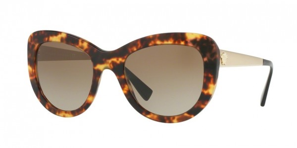 Versace VE4325A Sunglasses, 520813 HAVANA (BROWN)