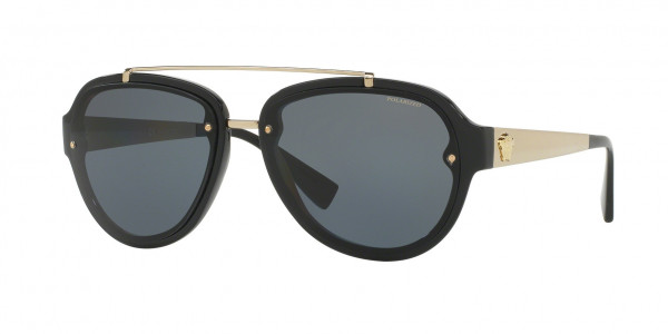 Versace VE4327 Sunglasses, GB1/81 BLACK (BLACK)