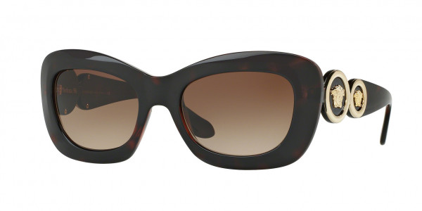 Versace VE4328 Sunglasses, 521213 HAVANA (BROWN)