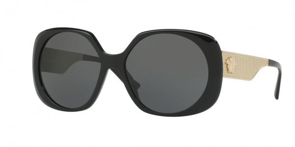 Versace VE4331 Sunglasses, GB1/87 BLACK (BLACK)