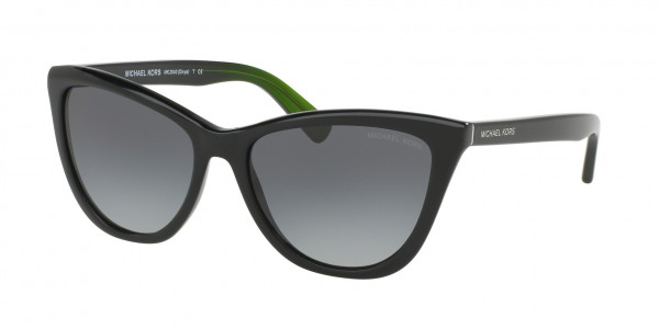Michael Kors MK2040F DIVYA Sunglasses, 321611 BLACK (BLACK)