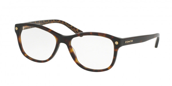 Coach HC6095 Eyeglasses, 5394 DARK TORTOISE (HAVANA)