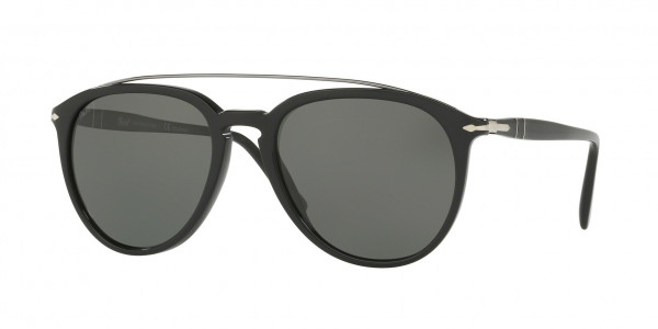 Persol PO3159S Sunglasses, 901458 BLACK (BLACK)