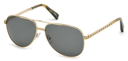 Ermenegildo Zegna EZ0027 Sunglasses, 32N - Gold / Green