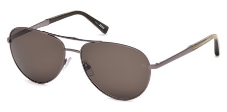 Ermenegildo Zegna EZ0035 Sunglasses, 34J - Shiny Light Bronze / Roviex