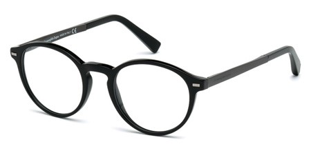 Ermenegildo Zegna EZ5061 Eyeglasses, 005 - Matte Black / Smoke