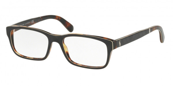 Polo PH2163 Eyeglasses, 5621 SHINY BLACK WATCH
