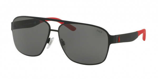 Polo PH3105 Sunglasses, 931987 RUBBER BLACK