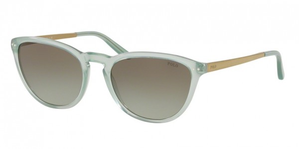 Polo PH4118 Sunglasses, 53348E SHINY PALE GREEN