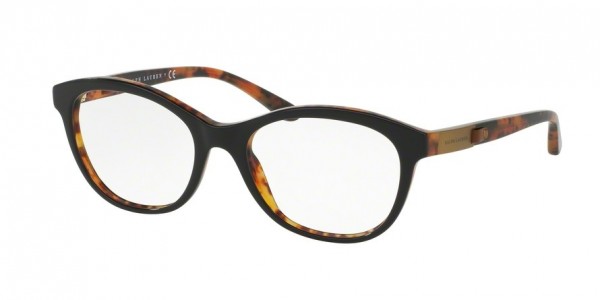 Ralph Lauren RL6157Q Eyeglasses, 5260 TOP BLACK/HAVANA JL (BLACK)