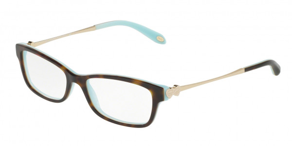 Tiffany & Co. TF2140 Eyeglasses, 8134 HAVANA/BLUE (HAVANA)