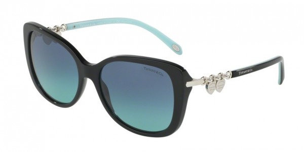 Tiffany & Co. TF4129 Sunglasses, 80014U BLACK (BLACK)