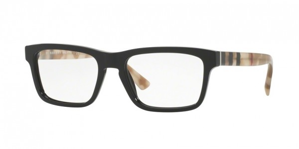 Burberry BE2226F Eyeglasses, 3600 BLACK (BLACK)