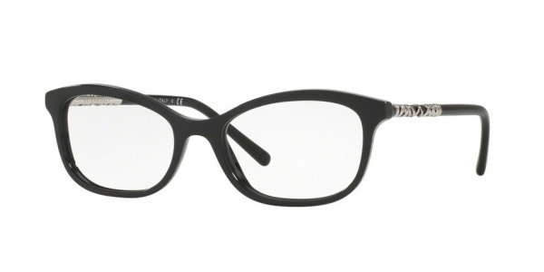Burberry BE2231F Eyeglasses, 3001 BLACK (BLACK)