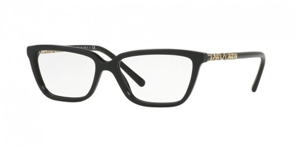 Burberry BE2246 Eyeglasses, 3001 BLACK (BLACK)