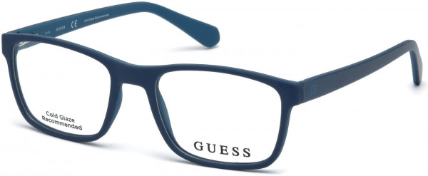 Guess GU1908 Eyeglasses, 091 - Matte Blue