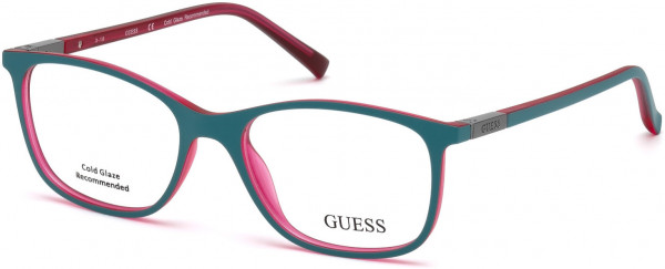 Guess GU3004 Eyeglasses, 088 - Matte Turquoise