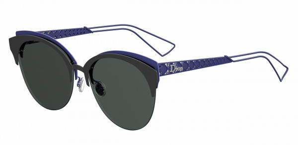 Christian Dior Dioramaclub Sunglasses, 0G5V Matte Black Blue